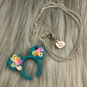 Ritzee Rebel Mouse Ears Fruity Cereal Necklace